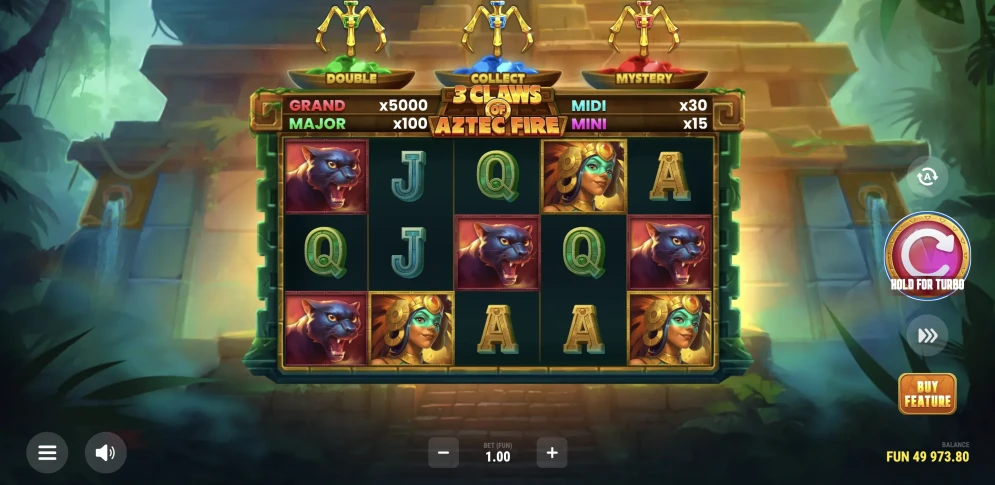 3 Claws of Aztec Fire Slot
